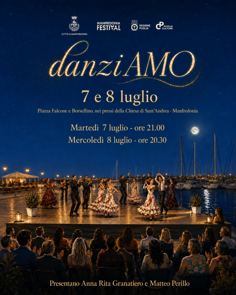 DanziAMO: il 7 e 8 luglio due serate per celebrare le eccellenze della danza a Manfredonia