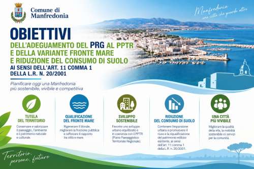 Atto d\'indirizzo per l\'adeguamento del PRG al PPTR, e delle varianti strategiche per il Fronte mare e la Riduzione del consumo di suolo