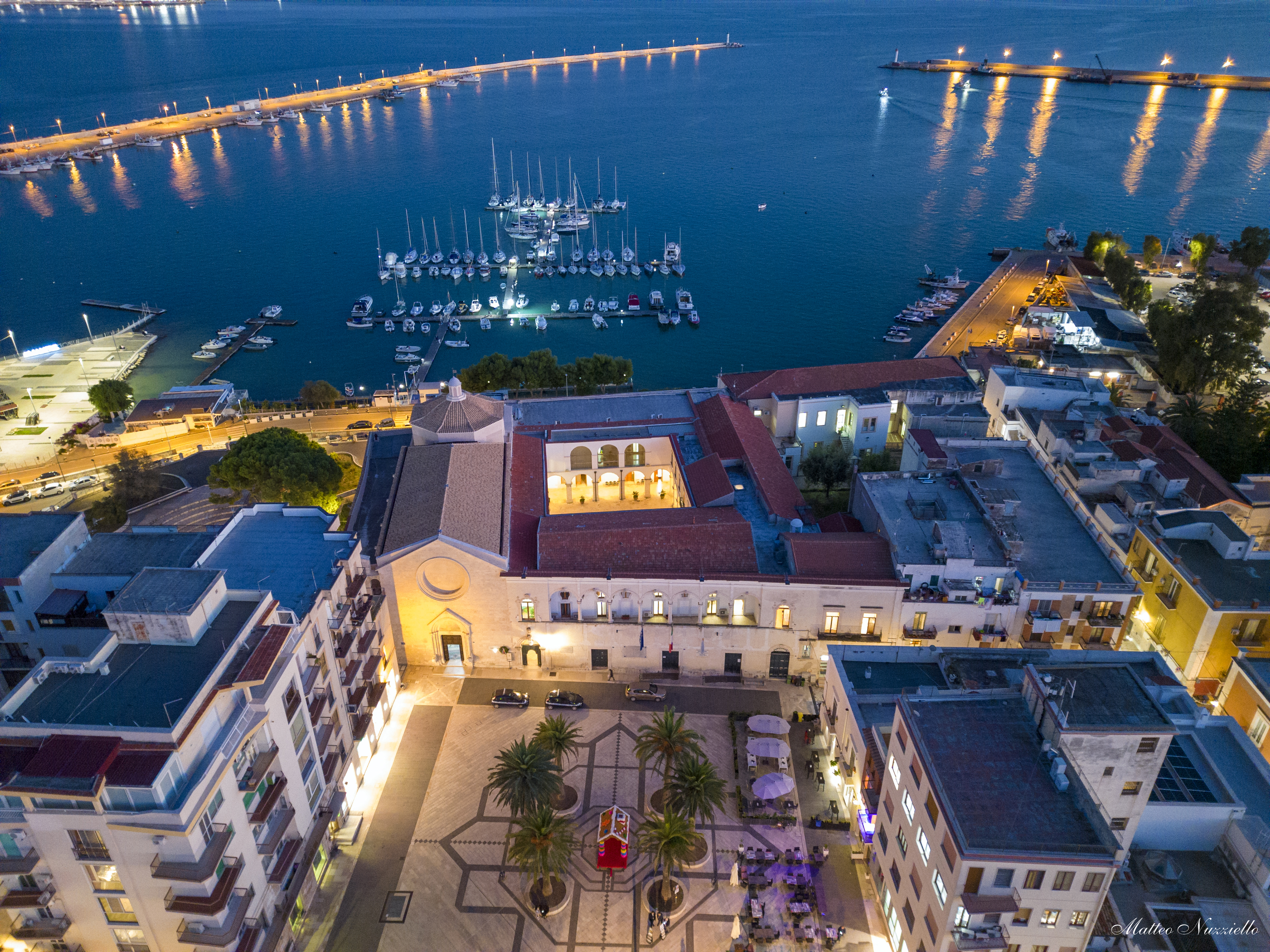 Manfredonia vista dall'alto