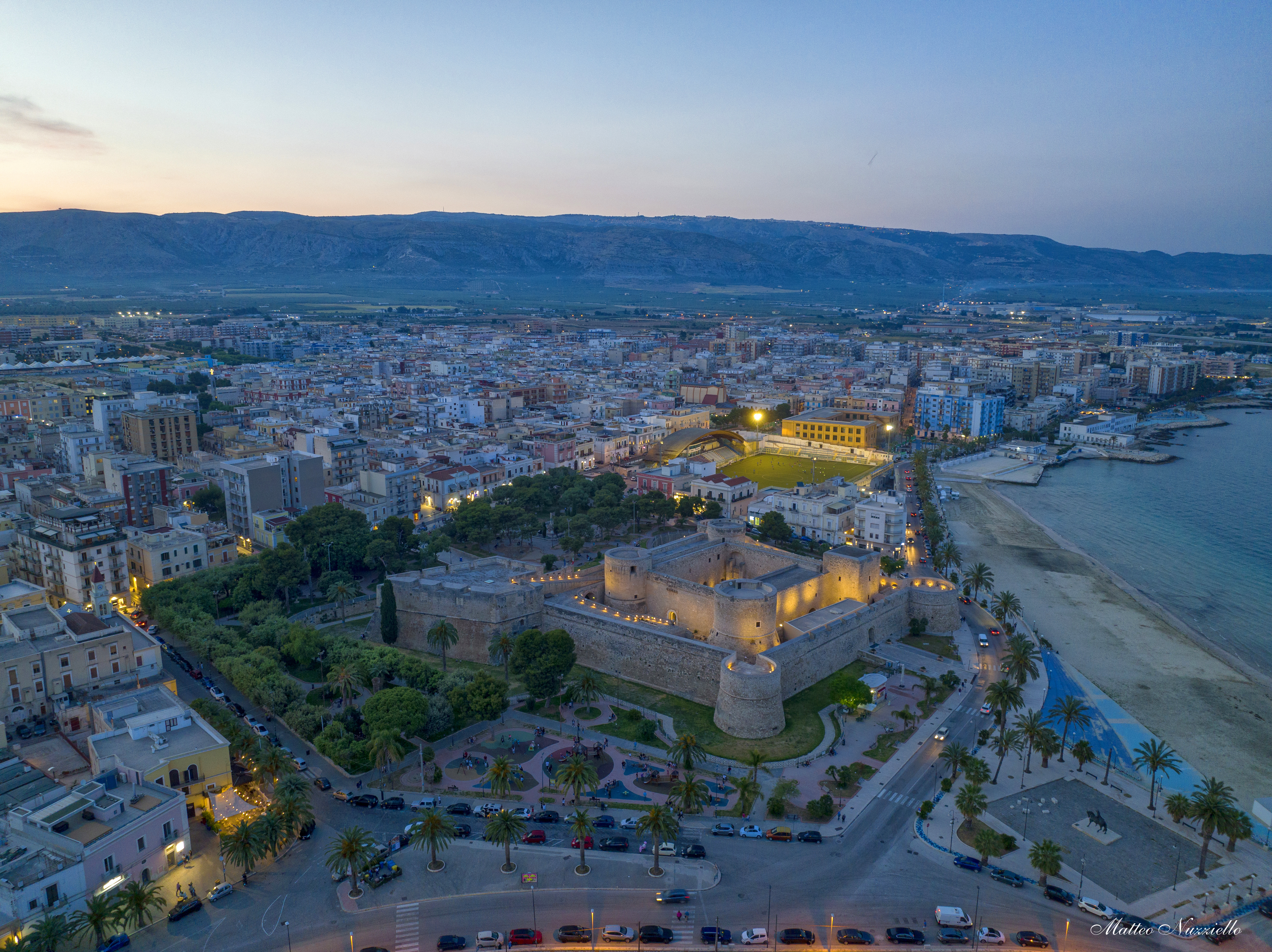 Manfredonia vista dall'alto