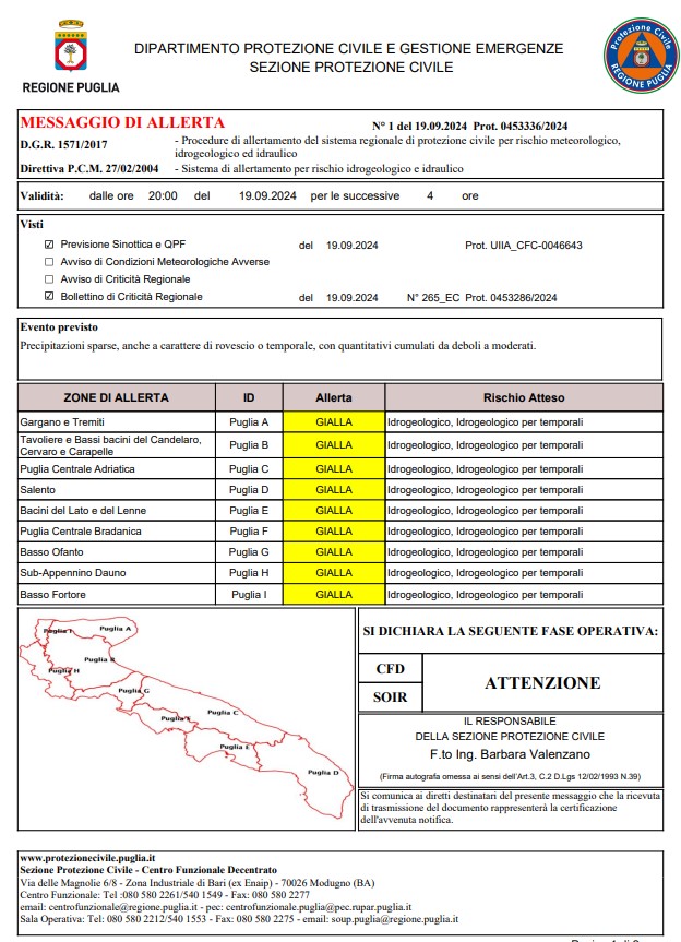 Allerta meteo